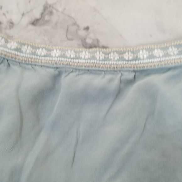 BOHO chic vintage look EMBROIDERED sleeveless top, size Medium - Picture 15 of 16